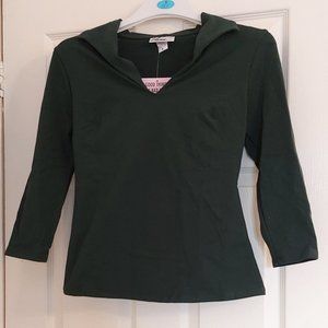 NWT Medium Hunter Green Vixen Top - Vixen Micheline Pitt